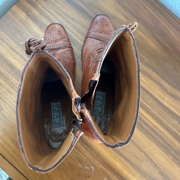 Vintage Italian Victorian Style Oxford Ankle Boots - Picture 5 of 6